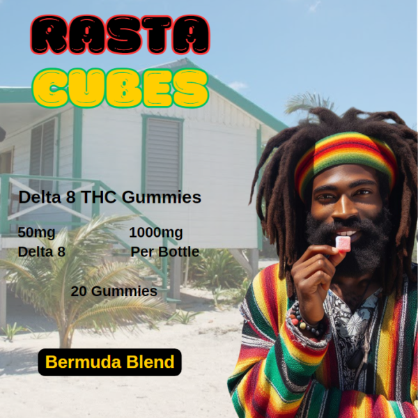 Delta 8 THC Gummies - Bermuda Blend - Tangerine Flavor