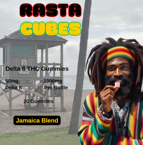 Delta 8 THC Gummies - Jamaica Blend - Apple Flavor